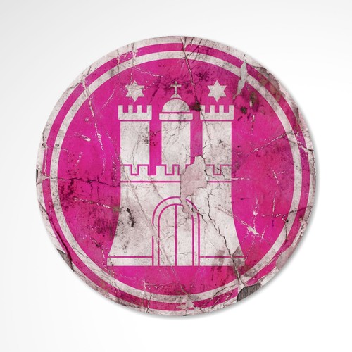 Hamburg sticker used - hamburg, im