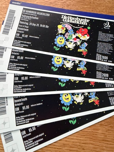 Tickets front stage - 5,