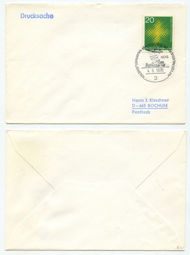 08740 sonderstempel hamburg - -, sonderstempel: