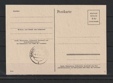 Notganzsache Karte Hamburg