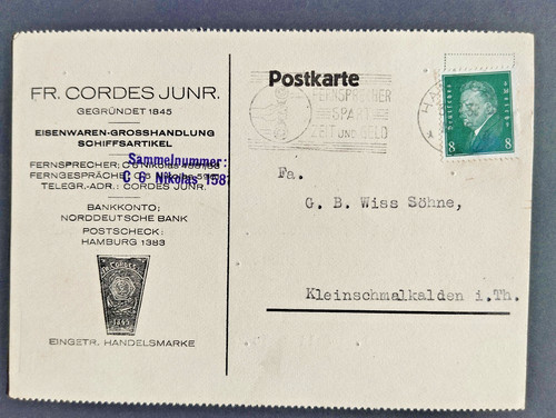 Hamburg 1930 firmen pk - 1930,