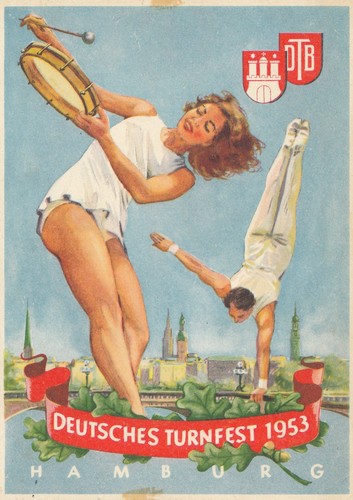 1953 deutsches turnfest - 1953:, turnfest-