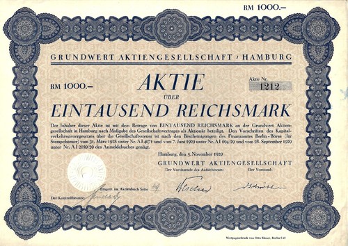 Grundwert aktiengesellschaft - grundwert,