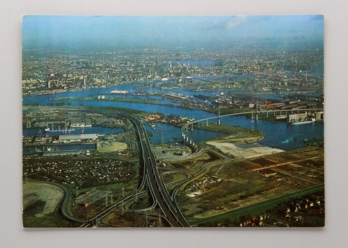 Luftbild postkarte hamburg - luftbild,