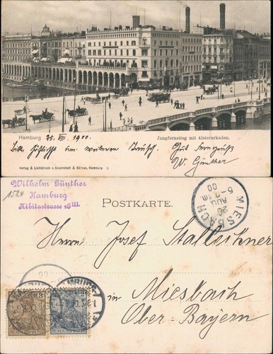 Ansichtskarte hamburg - ansichtskarte,
