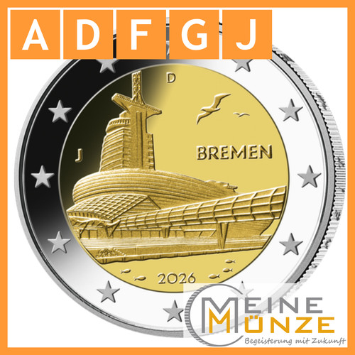 Euro münze 2026 - 2,