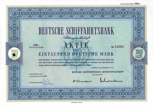 Deutsche schiffahrtsbank - deutsche,