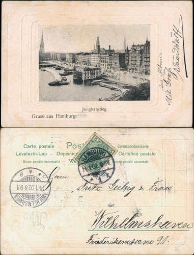 Ansichtskarte hamburg - ansichtskarte,