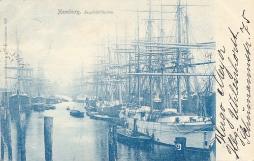Hamburg segelschiffhafen - ak,, hamburg,