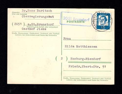 Landpost 1963 2051 - 1963, "2051