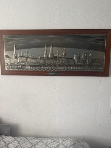 Hamburg kupfer relief - , kupfer-relief