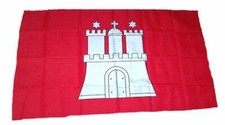 Flagge / Fahne Hamburg 30 x 45