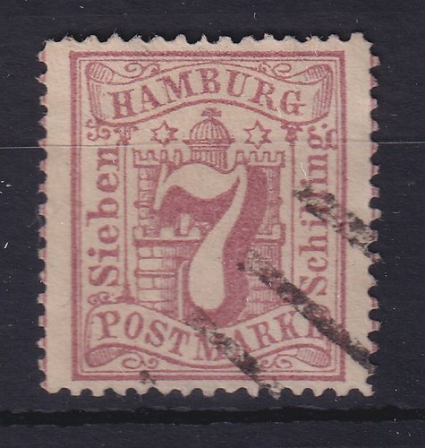 Hamburg 1865 wappen und ziffer - wappen,