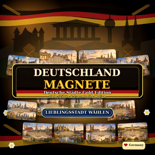 Deutschland städte magnet - deutschland,