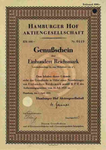 Hamburger hof 1932 hamburg - hamburger,