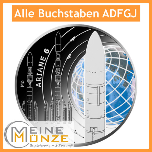 Euro münze ariane satz - 6,