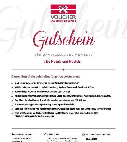 Hostel gutschein für - hostel,