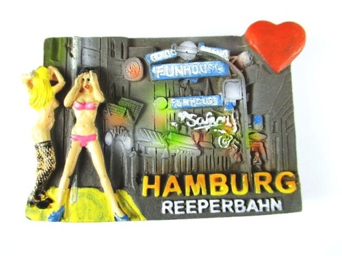 Hamburg reeperbahn polyresin - ,
