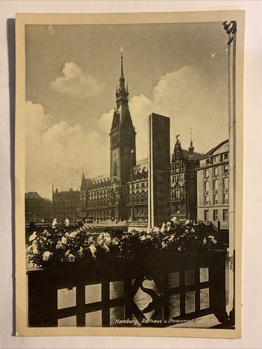 Ansichtskarte hamburg rathaus - hamburg,