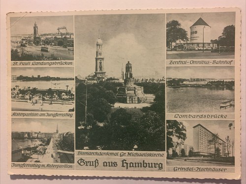 Ansichtskarte hamburg gruß - ansichtskarte,,