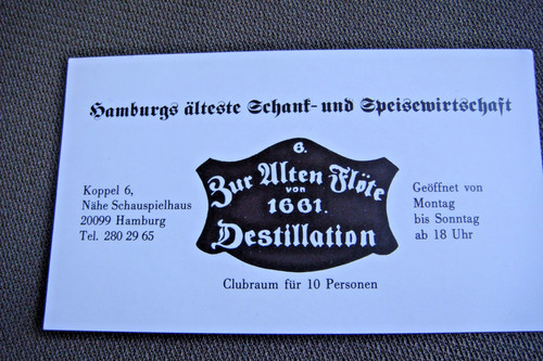 ältere visitenkarte hamburgs - ältere,
