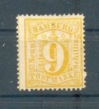 Hamburg 18 UNGUMMIERT * MH