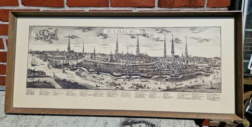 Hamburg kupferstich große - hamburg, kupferstich/große