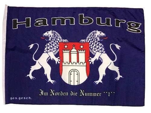 Fahne flagge hamburg - fahne, norden