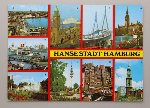 Postkarte hansestadt - postkarte,