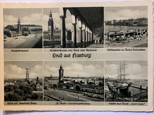 Ansichtskarte hamburg vers - ansichtskarte,, hamburg,
