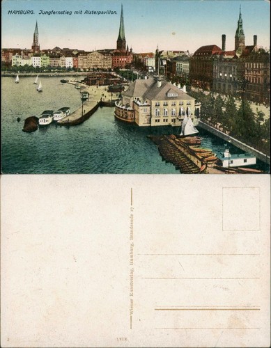Ansichtskarte hamburg - ansichtskarte,